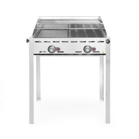  Green Fire 2 égőfejjel, HENDI, Profi Line, Zománcozott öntöttvas GN 1/1 sütőlap és sütőrács, 11,6kW, 740x615x(H)825mm
