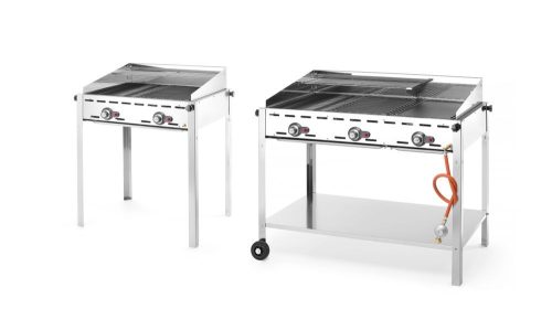Zöld tűz 3 égőfejjel, HENDI, Profi Line, 17,4kW, 1078x612x(H)825mm
