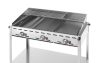 Zöld tűz 3 égőfejjel, HENDI, Profi Line, 17,4kW, 1078x612x(H)825mm