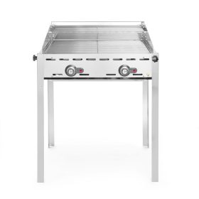   Green Fire 2 égőfejjel, HENDI, Profi Line, 2 Rozsdamentes acél GN 1/1 grillsütő rács, 11,6kW, 740x612x(H)825mm