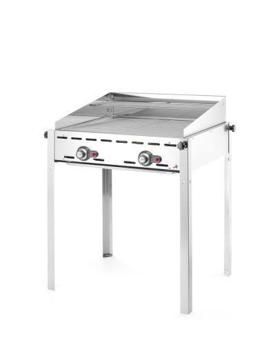 Green Fire 2 égőfejjel, HENDI, Profi Line, 2 Rozsdamentes acél GN 1/1 grillsütő rács, 11,6kW, 740x612x(H)825mm