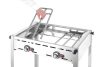 Green Fire 2 égőfejjel, HENDI, Profi Line, 2 Rozsdamentes acél GN 1/1 grillsütő rács, 11,6kW, 740x612x(H)825mm