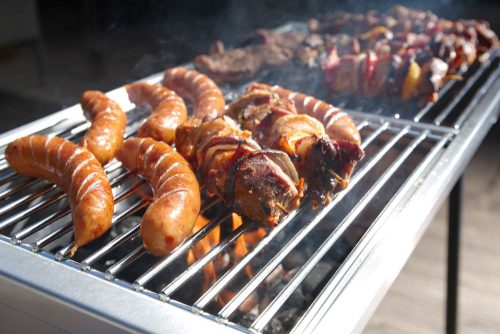 Faszenes grill Patio, HENDI, 770x380x(H)760mm