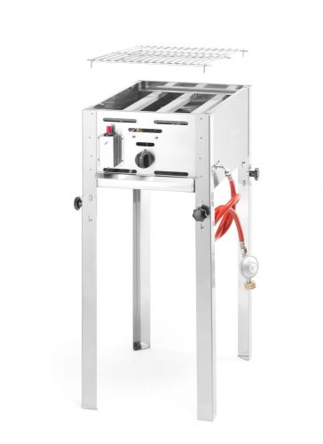 Gázüzemű Grill-Master Mini, HENDI, 5,8kW, 340x540x(H)840mm