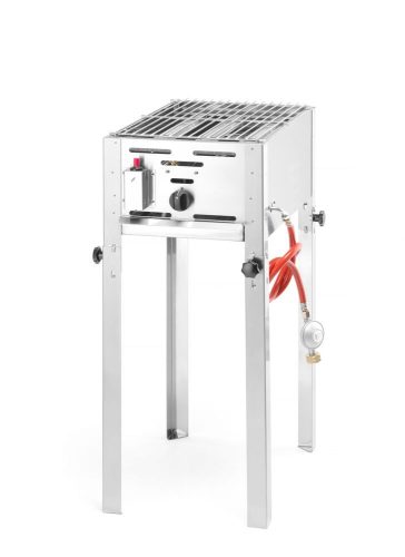 Gázüzemű Grill-Master Mini, HENDI, 5,8kW, 340x540x(H)840mm