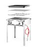 Gázüzemű Grill-Master Maxi, HENDI, 11,6kW, 650x540x(H)840mm