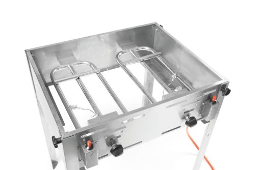 Gázüzemű Grill-Master Maxi, HENDI, 11,6kW, 650x540x(H)840mm