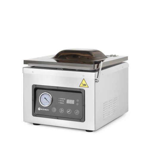 Vákumkamrás csomagológép, HENDI, Profi Line, tömítő szalag 300 mm, 230V/950W, 367x425x(H)364mm