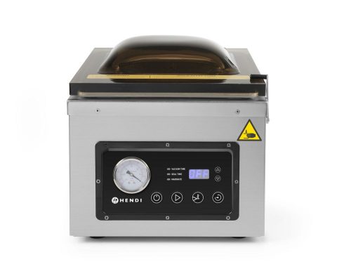Vákumkamrás csomagológép, HENDI, Profi Line, tömítő szalag 300 mm, 230V/950W, 367x425x(H)364mm