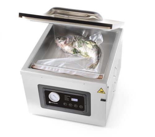Kamrás vákuumcsomagoló gép Profi Line 410, HENDI, Profi Line, tömítő szalag 410 mm, 230V/1100W, 510x625x(H)455mm