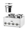 Melegentartó, HENDI, 16L, 220-240V/800W, 506x509x(H)298mm