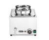 Ranger bain-marie készlet 2×4 literes tartállyal és fedéllel, HENDI, 8L, 220-240V/1000W, 604x332x(H)315mm