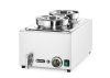 Ranger bain-marie készlet 2×4 literes tartállyal és fedéllel, HENDI, 8L, 220-240V/1000W, 604x332x(H)315mm