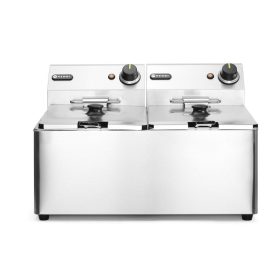   Olajsütő Kitchen Line - 2x 8L, HENDI, Kitchen Termékcsalád, 16L, 230V/7000W, 542x430x(H)351mm