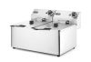 Olajsütő Kitchen Line - 2x 8L, HENDI, Kitchen Termékcsalád, 16L, 230V/7000W, 542x430x(H)351mm