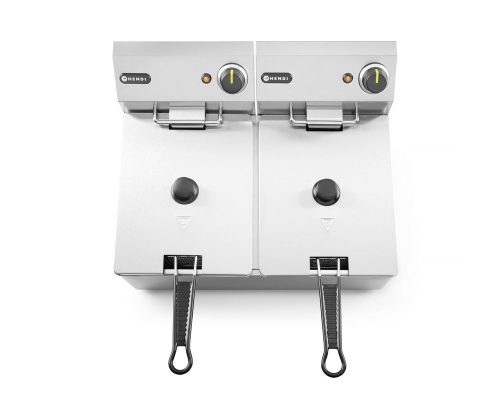 Olajsütő Kitchen Line - 2x 8L, HENDI, Kitchen Termékcsalád, 16L, 230V/7000W, 542x430x(H)351mm