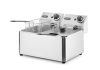 Olajsütő 2x4 l, HENDI, Kitchen Line, 8L, 230V/6000W, 470x380x(H)315mm