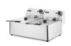 Olajsütő Kitchen Termékcsalád - 2x 6L, HENDI, Kitchen Line, 12L, 230V/6600W, 550x430x(H)305mm