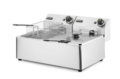 Olajsütő Kitchen Termékcsalád - 2x 6L, HENDI, Kitchen Line, 12L, 230V/6600W, 550x430x(H)305mm