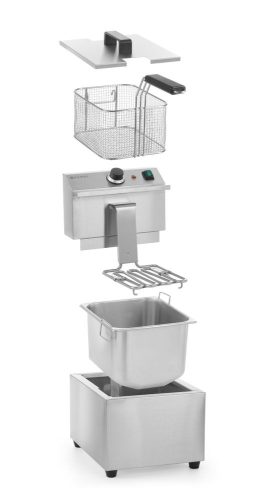 Olajsütő Profi Line - 8 l, HENDI, Profi Line, 8L, 230V/3500W, 305x460x(H)369mm