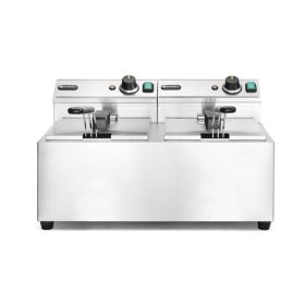   Olajsütő Profi Line - 2 x 8 L, HENDI, Profi Line, 16L, 230V/7000W, 605x460x(H)369mm