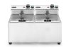 Olajsütő Profi Line - 2 x 8 L, HENDI, Profi Line, 16L, 230V/7000W, 605x460x(H)369mm