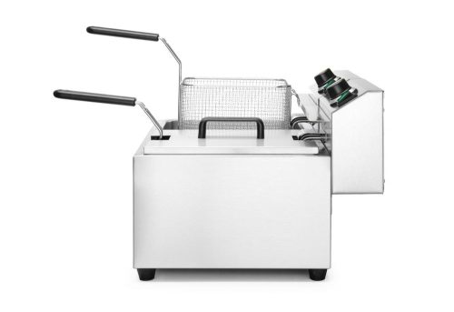 Olajsütő Profi Line - 2 x 8 L, HENDI, Profi Line, 16L, 230V/7000W, 605x460x(H)369mm
