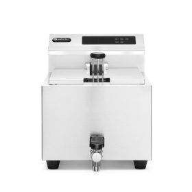   Olajsütő Profi Line digitális leeresztő csappal – 8 l, HENDI, Profi Line, 8L, 230V/3500W, 305x515x(H)345mm
