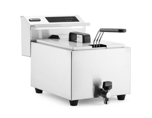 Olajsütő Profi Line digitális leeresztő csappal – 8 l, HENDI, Profi Line, 8L, 230V/3500W, 305x515x(H)345mm