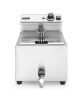 Olajsütő Profi Line olajleeresztő csappal - 8 l, HENDI, Profi Line, 8L, Világos szürke, 230V/3500W, 305x515x(H)354mm