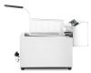 Olajsütő XL leeresztő csappal, HENDI, Profi Line, 10L, 400V/6600W, 300x585x(H)377mm