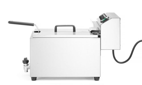 HENDI GOLIATH olajsütő leeresztő csappal, HENDI, 10L, 400V/10200W, 300x585x(H)392mm