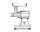 Húsdaráló 12, HENDI, Kitchen Line, 230V/550W, 240x393x(H)560mm