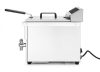 Indukciós olajsütő olajleeresztő csappal - 8 l, HENDI, 8L, Világos szürke, 230V/3500W, 288x619x(H)408mm