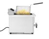 Indukciós olajsütő olajleeresztő csappal - 8 l, HENDI, 8L, Világos szürke, 230V/3500W, 288x619x(H)408mm