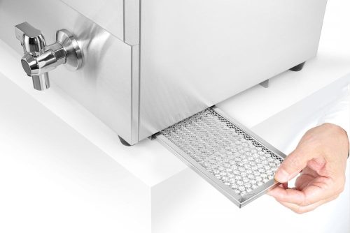 Indukciós olajsütő olajleeresztő csappal - 2 x 8 L, HENDI, Profi Termékcsalád, 16L, 230V/7000W, 577x609x(H)410mm