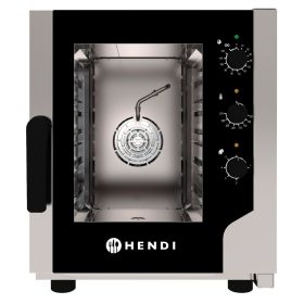   Hőlégbefúvásos gőzsütő Snack 5x GN 2/3, HENDI, 230V/3200W, 550x754x(H)662mm