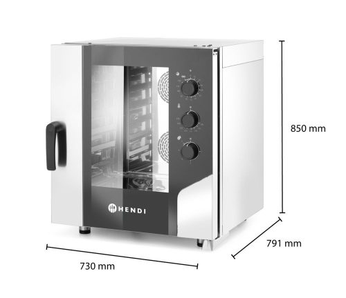 Kombisütő VEZÉRLÉS 7x GN1/1, HENDI, 400V/10400W, 730x855x(H)850mm