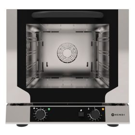   Kompakt konvekciós sütő párásítással, HENDI, 220-240V/3100W, 590x709x(H)589mm