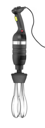 Beállítás: Stiftmixer 350 változtatható sebességgel + habverővel + falra szerelhető tartóval, HENDI, Kitchen Termékcsalád, Fekete, 230V/350W, 110x324x(H)816mm