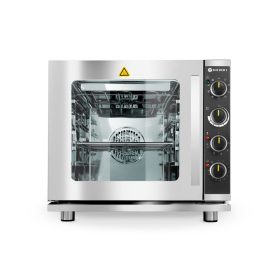   Hőlégbefúvásos gőzsütő 4x GN 2/3 grillsütővel, HENDI, Világos szürke, 230V/3000W, 625x585x(H)590mm