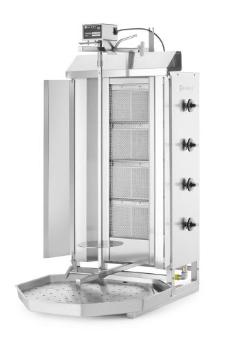 Gáz kebab grillsütő, HENDI, Profi Termékcsalád, 230V/16W, 13kW, 735x745x(H)1110mm