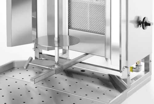 Gáz kebab grillsütő, HENDI, Profi Termékcsalád, 230V/16W, 13kW, 735x745x(H)1110mm