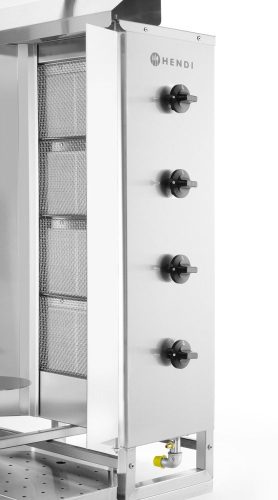Gáz kebab grillsütő, HENDI, Profi Termékcsalád, 230V/16W, 13kW, 735x745x(H)1110mm