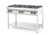 Gáztűzhely 6 égőfejes nyitott állvány, HENDI, Kitchen Termékcsalád, 28,5kW, 1200x700x(H)900mm