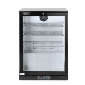   Egyajtós, pult alá helyezhető bárhűtő, italok hűtésére., Arktic, 105L, Fekete, 220-240V/120W, 600x530x(H)865mm