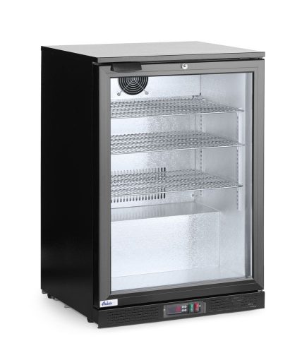 Egyajtós, pult alá helyezhető bárhűtő, italok hűtésére., Arktic, 105L, Fekete, 220-240V/120W, 600x530x(H)865mm