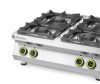 Gáztűzhely 4 égőfejes konyhai termékcsalád – asztallap, HENDI, Kitchen Termékcsalád, 19kW, 800x700x(H)310mm