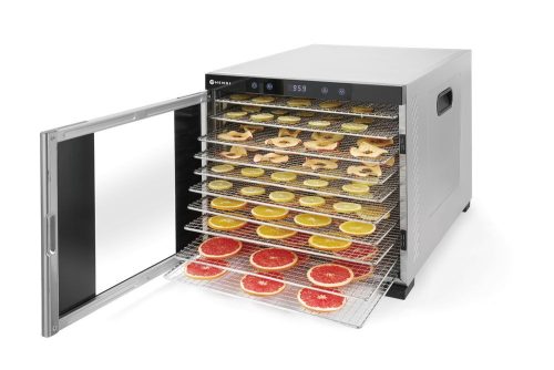 Élelmiszer aszaló Profi Line, HENDI, Profi Line, 10 tálca, 230V/1000W, 430x550x(H)416mm