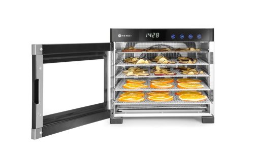 Aszalógép, HENDI, Profi Line, 6 tálca, 230V/650W, 342x485x(H)309mm